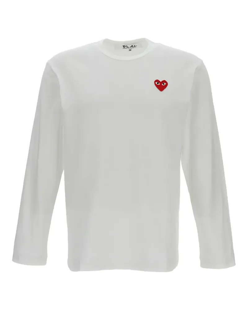 Comme des Garçons long-sleeves T-shirt - Weiß Weiß