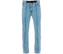 Tapered-Jeans mit Schloss