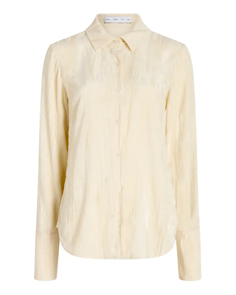 Proenza Schouler Hemd aus Crushed-Samt - Nude Nude
