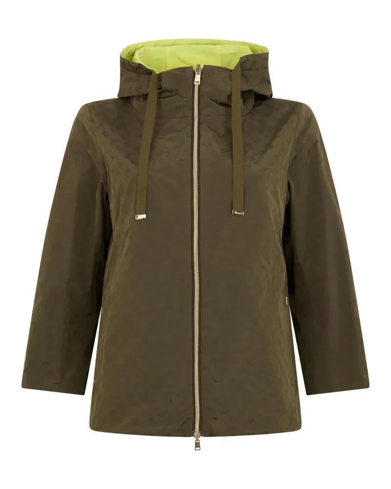 Herno hooded zip-fastening jacket - Grün Grün