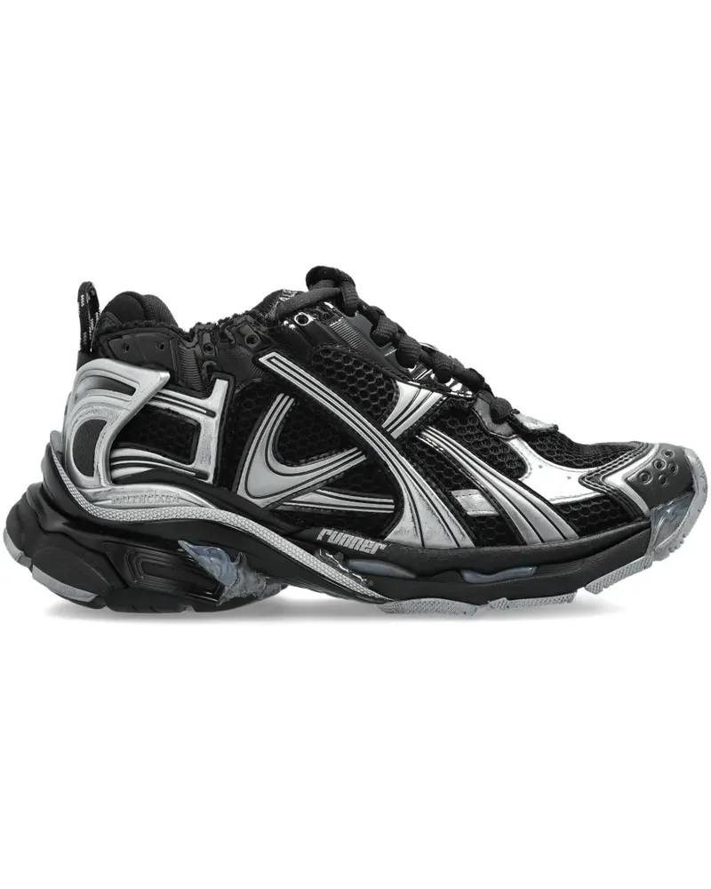 Balenciaga Sneakers mit Einsätzen - Schwarz Schwarz