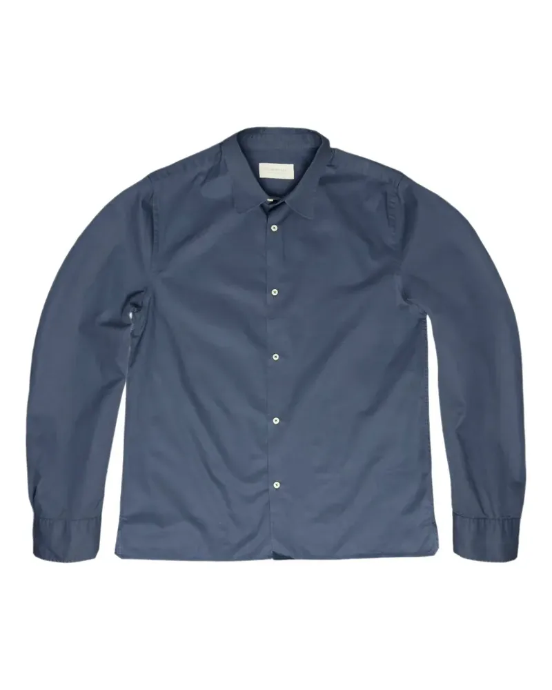 Officine Generale soft-collar shirt - Blau Blau