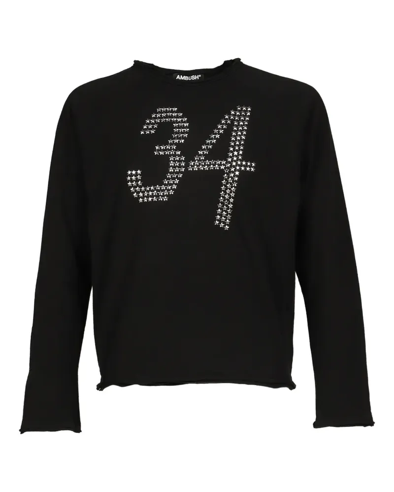 AMBUSH T-Shirt im Distressed-Look - Schwarz Schwarz