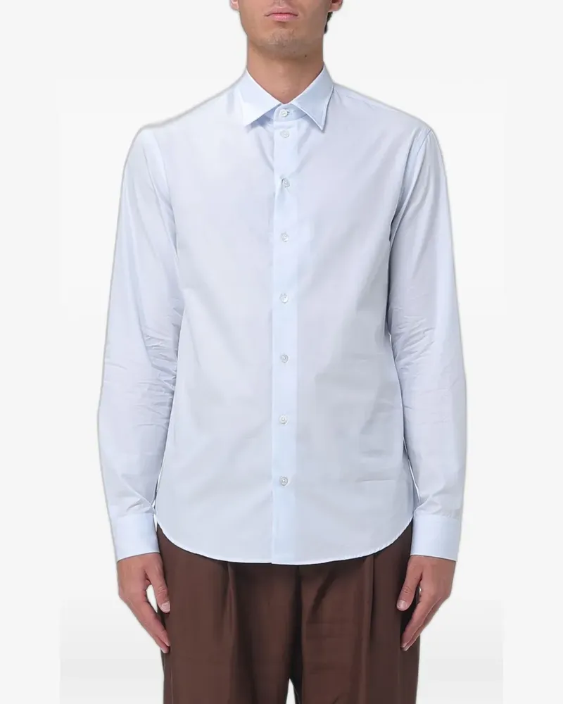 Emporio Armani cotton shirt - Blau Blau