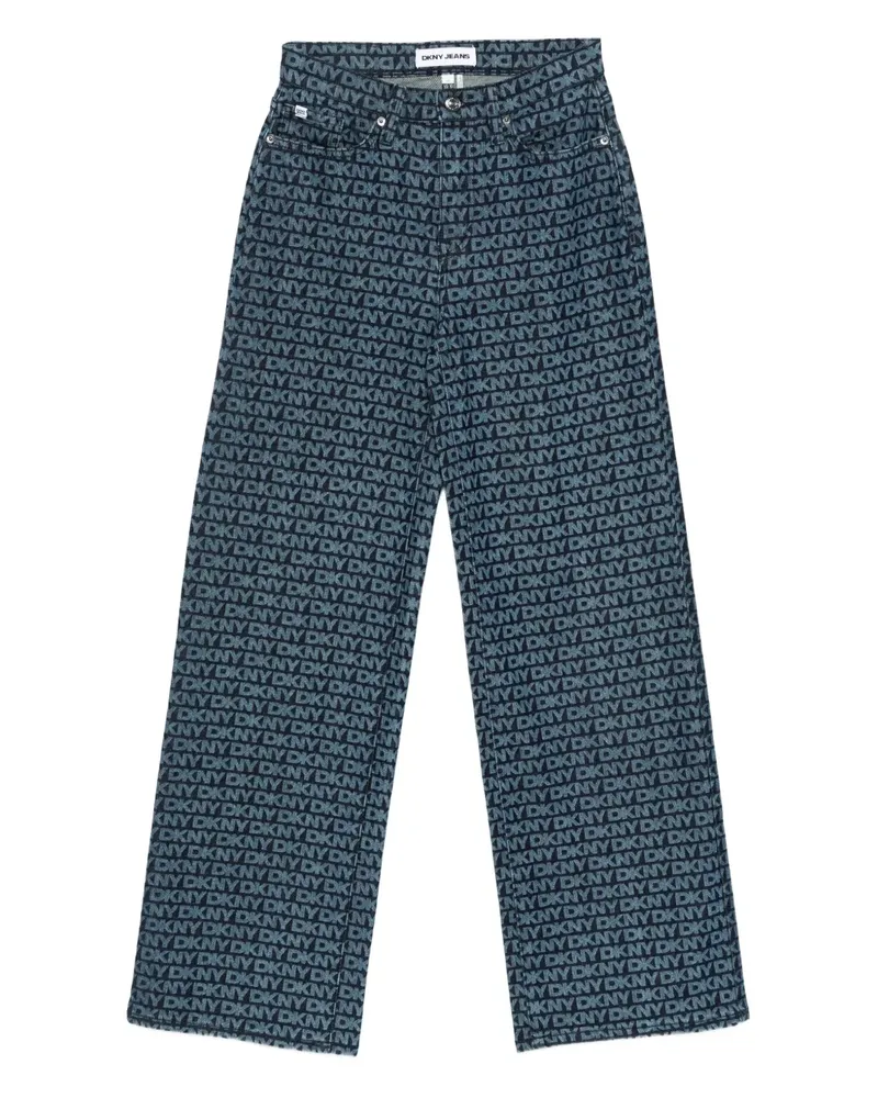 DKNY Jeans mit Logo-Schild - Blau Blau