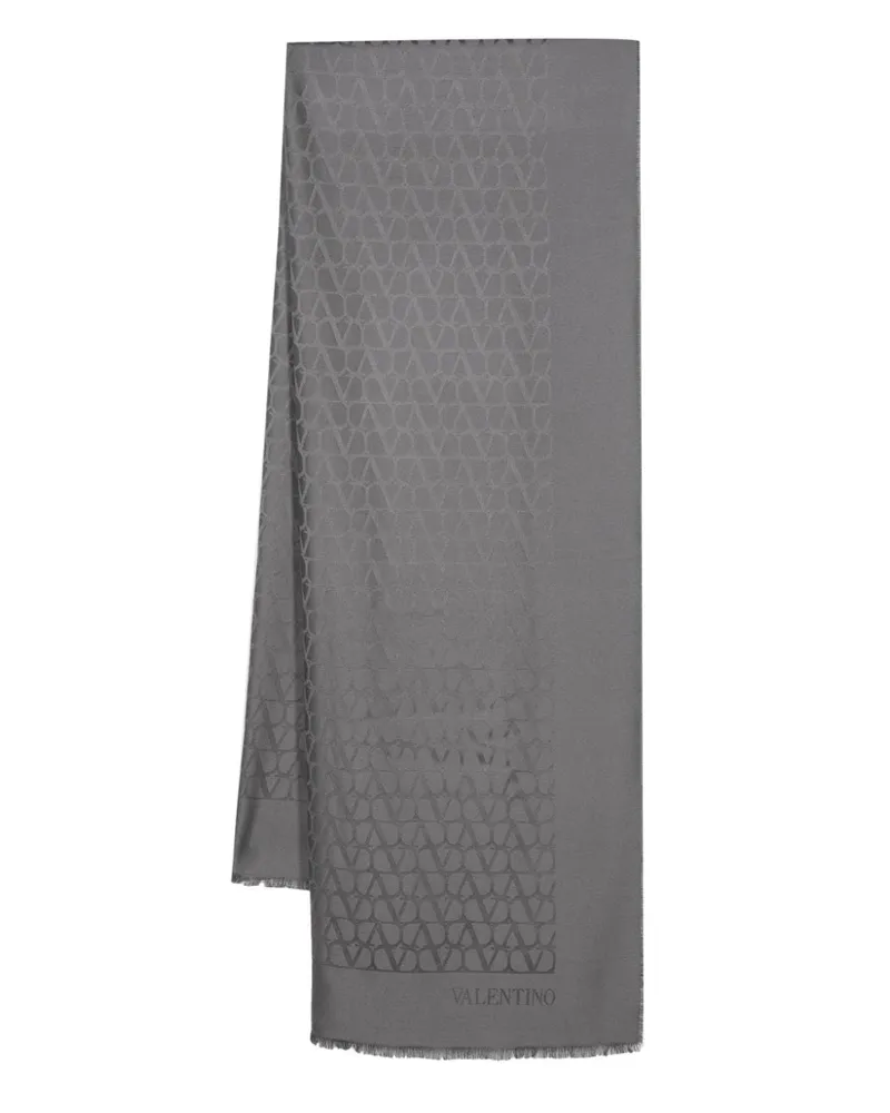 Valentino Garavani Toile Iconographe Schal - Grau Grau