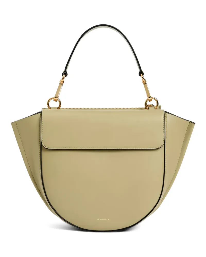 WANDLER Hortensia flap tote bag - Nude Nude