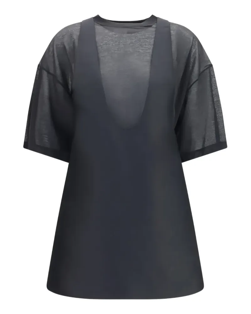 Balenciaga Hybrid T-shirt dress - Schwarz Schwarz