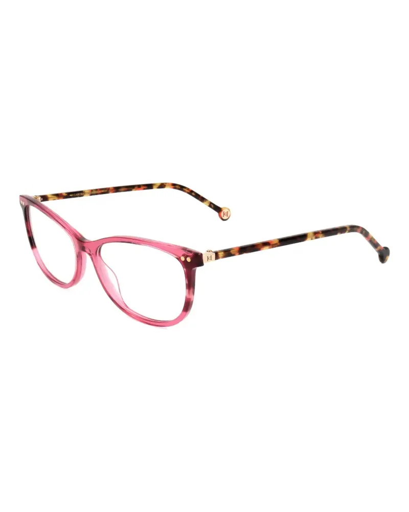 Carolina Herrera New York Cat-Eye-Brille in Schildpattoptik - Braun Braun