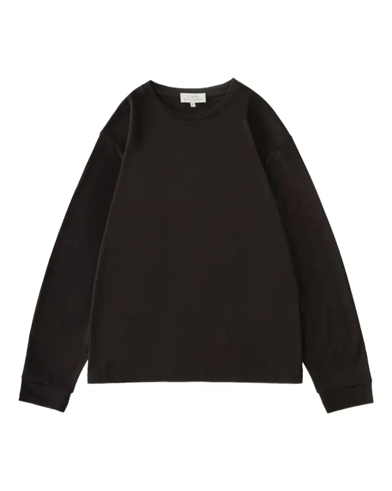 Studio Nicholson Langarmshirt aus Jersey - Braun Braun