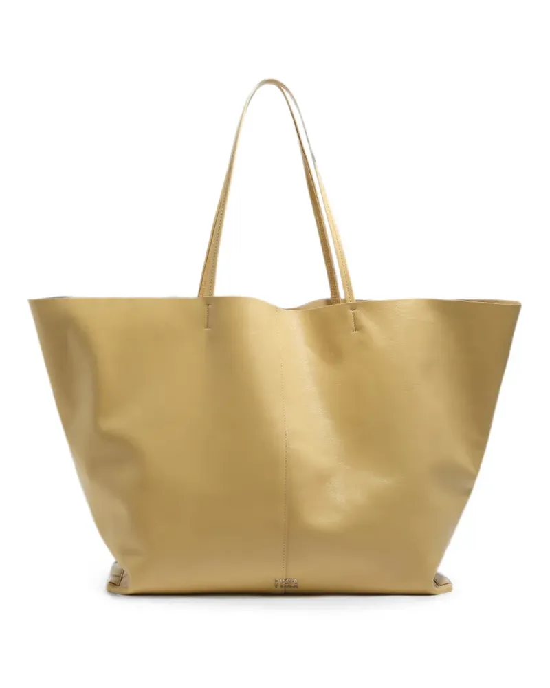 BIMBA Y LOLA Maxi Tote Bag in Oatmeal - Nude Nude