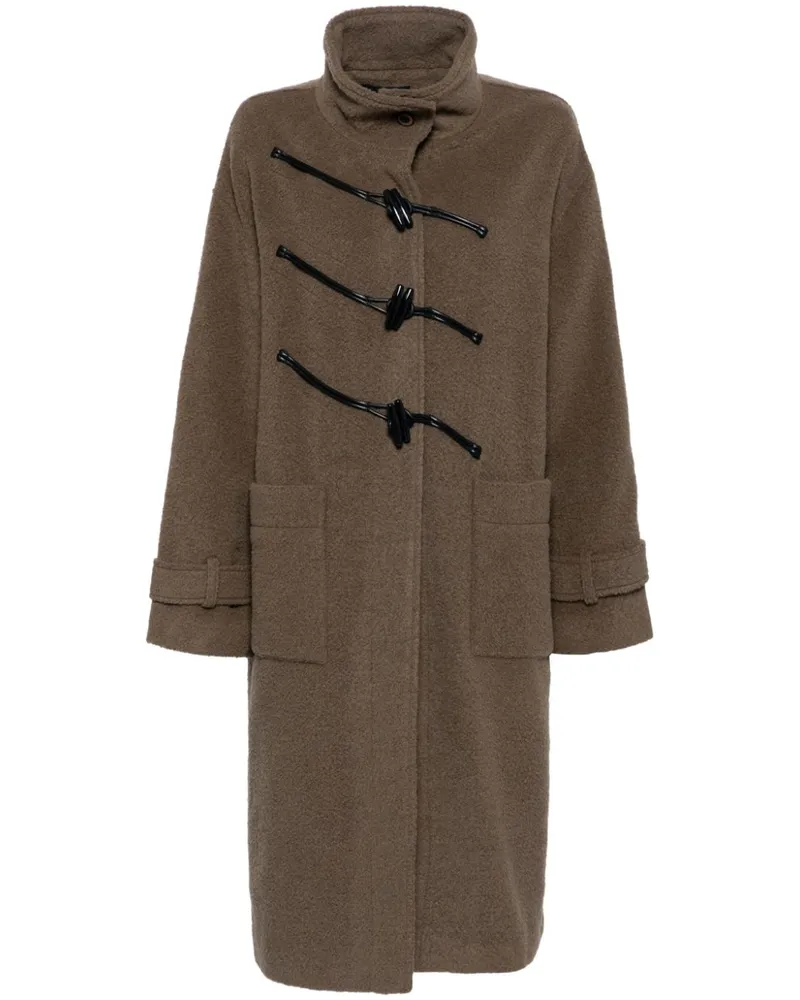 Tout a Coup Dufflecoat mit Stehkragen - Braun Braun