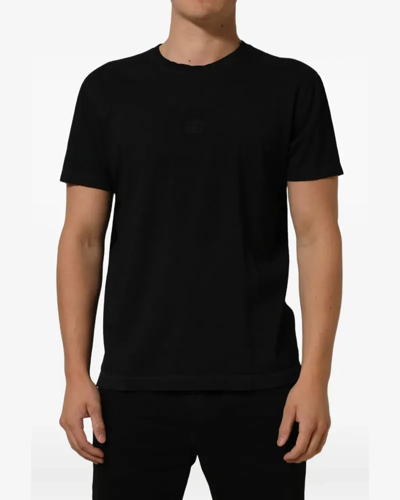Dolce & Gabbana T-Shirt mit DG-Print - Schwarz Schwarz