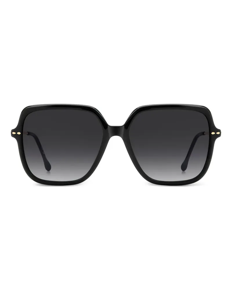 Isabel Marant Sonnenbrille mit eckigem Gestell - Gold Gold