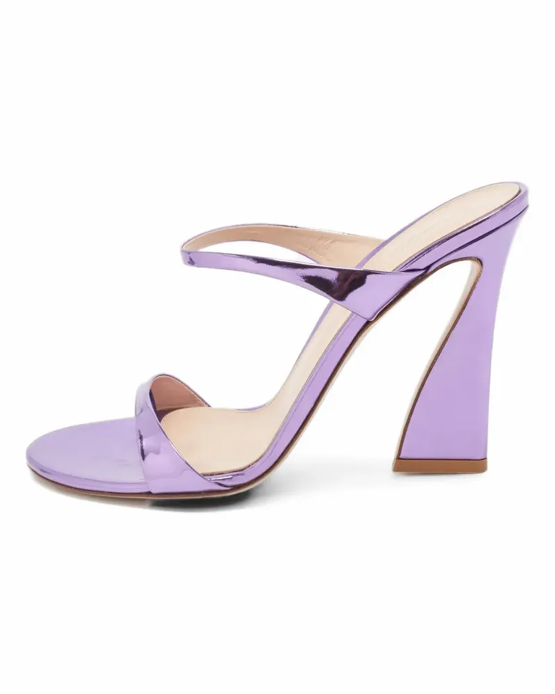 Gianvito Rossi Aura Pantoletten aus Lackleder - Violett Violett