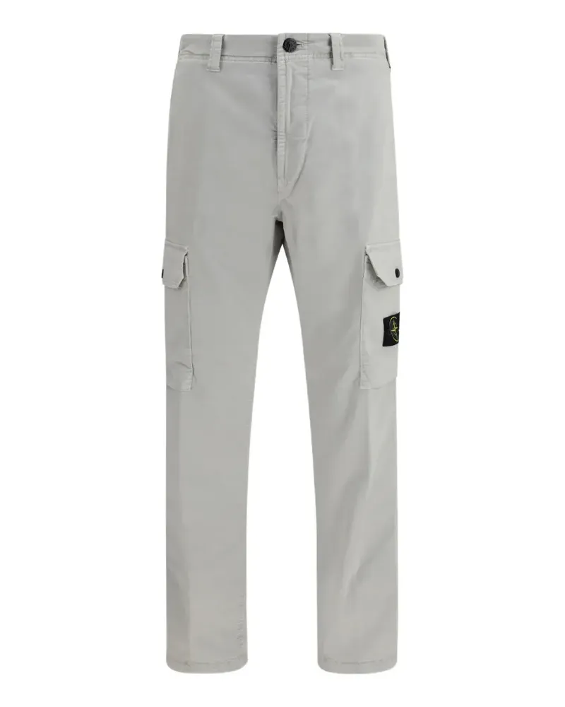 Stone Island logo-patch cargo pants - Grau Grau