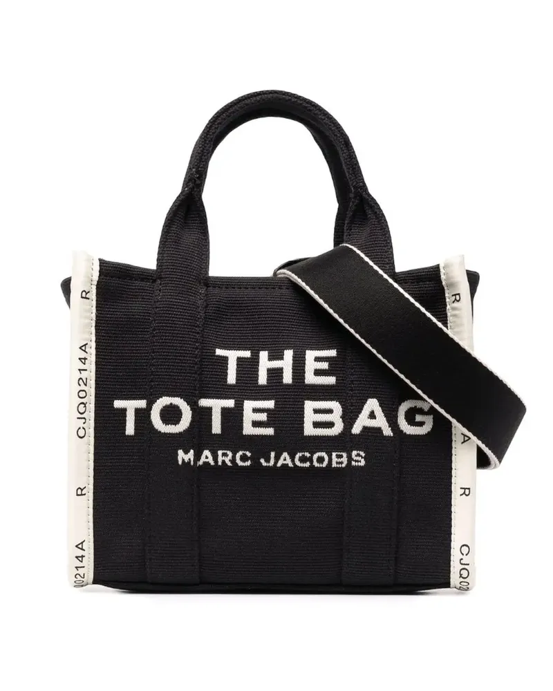 Marc Jacobs Kleiner The Tote Bag Jacquard-Tote Bag - Schwarz Schwarz