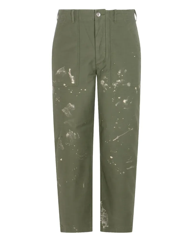 AURALEE flap-pocket trousers - Grün Grün