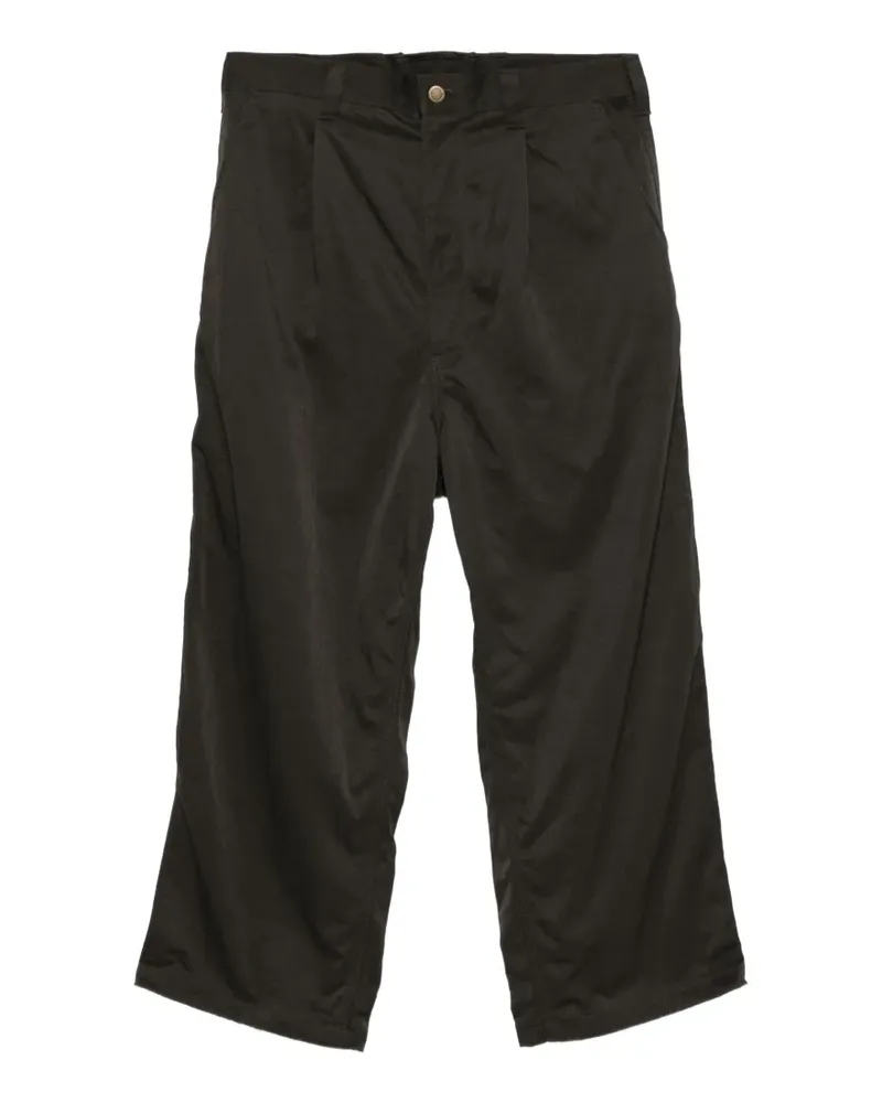 Comme des Garçons Straight-Leg-Hose mit Falten - Braun Braun