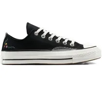 Chuck 70 Sneakers mit Blumenstickerei - Schwarz