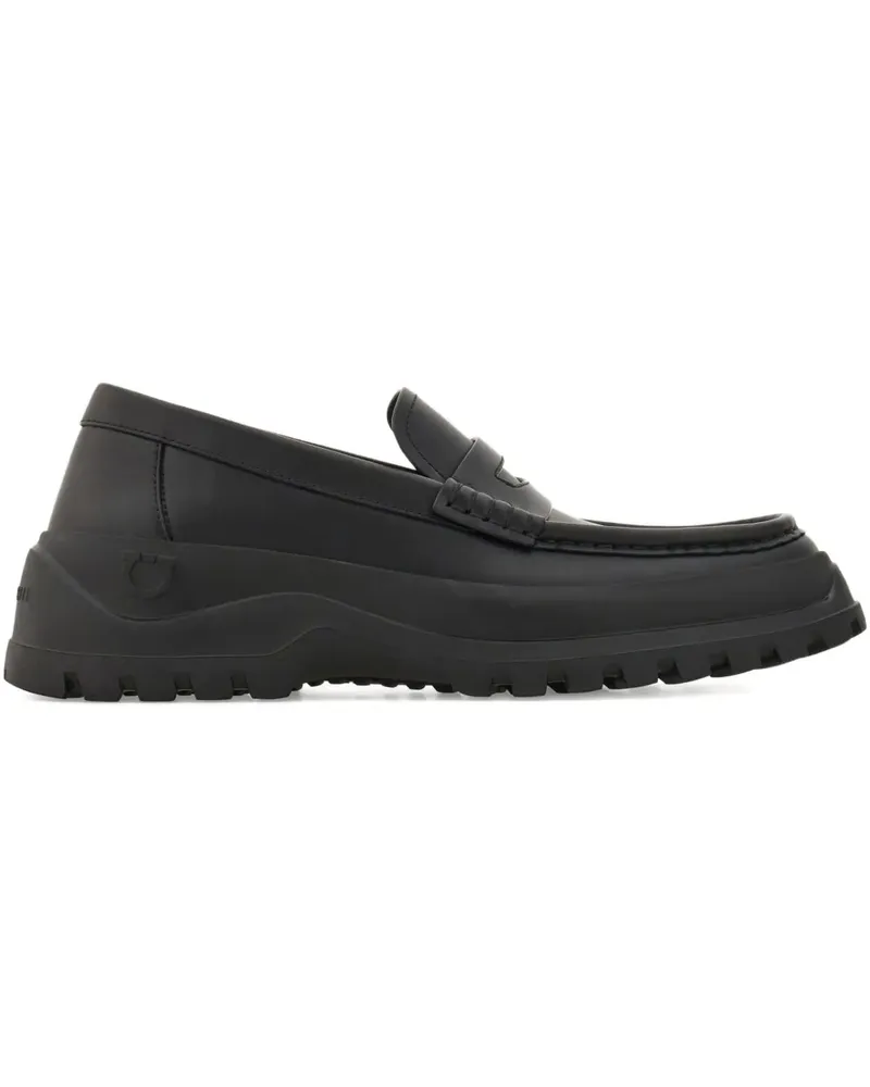 Ferragamo Klassische Penny-Loafer - Schwarz Schwarz