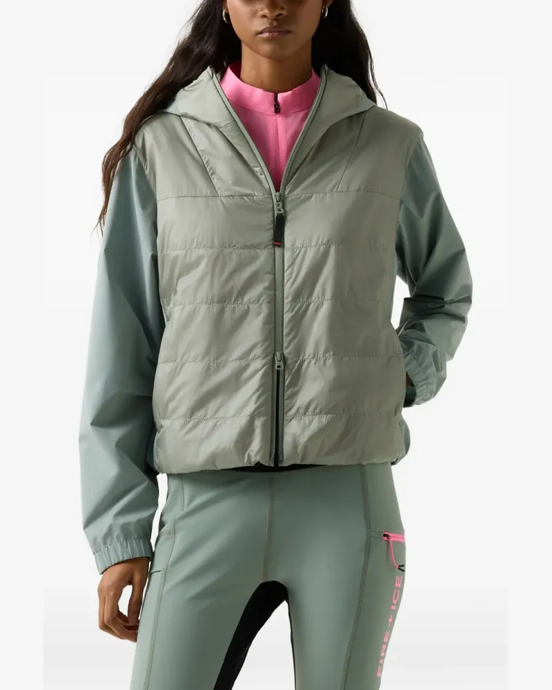 Bogner Fire & Ice Gesteppte Marta Hybrid-Jacke - Grün Grün