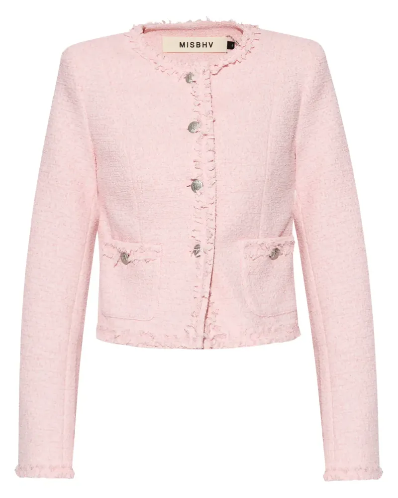 MISBHV Ausgefranste Jacke - Rosa Rosa