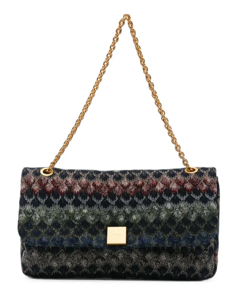 Missoni minibutton lace shoulder bag - Blau Blau