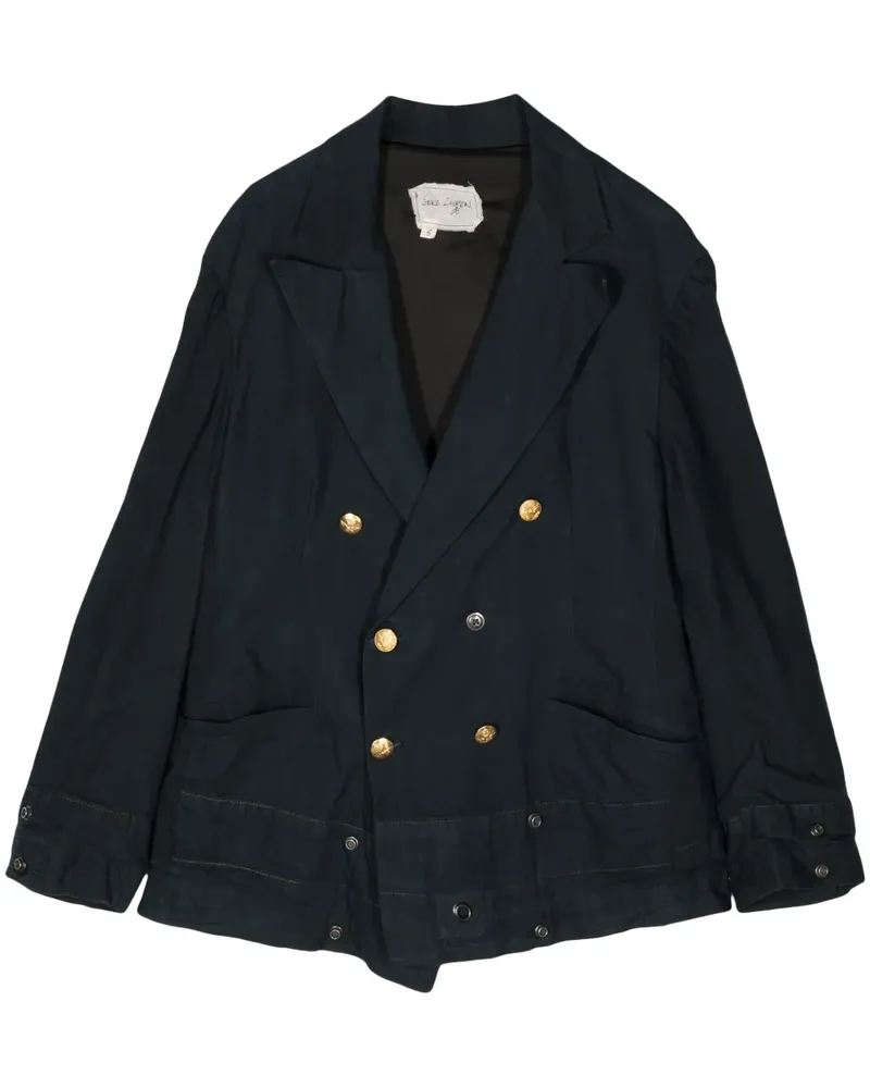 Greg Lauren Doppelreihiges Sakko - Blau Blau