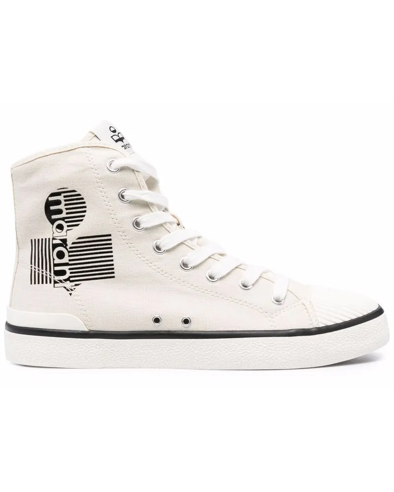 Isabel Marant Sneakers mit Logo-Print - Nude Nude