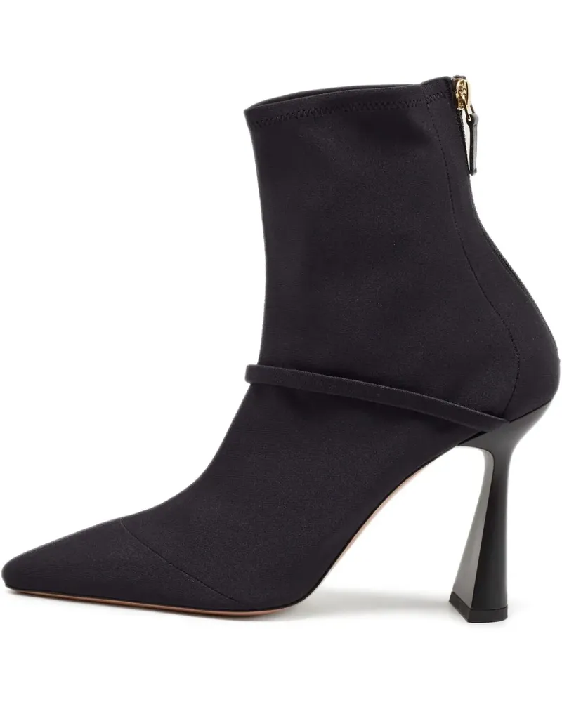 Malone Souliers Pre-owned Oliana Wildlederstiefel mit spitzer Kappe 105mm - Blau Blau