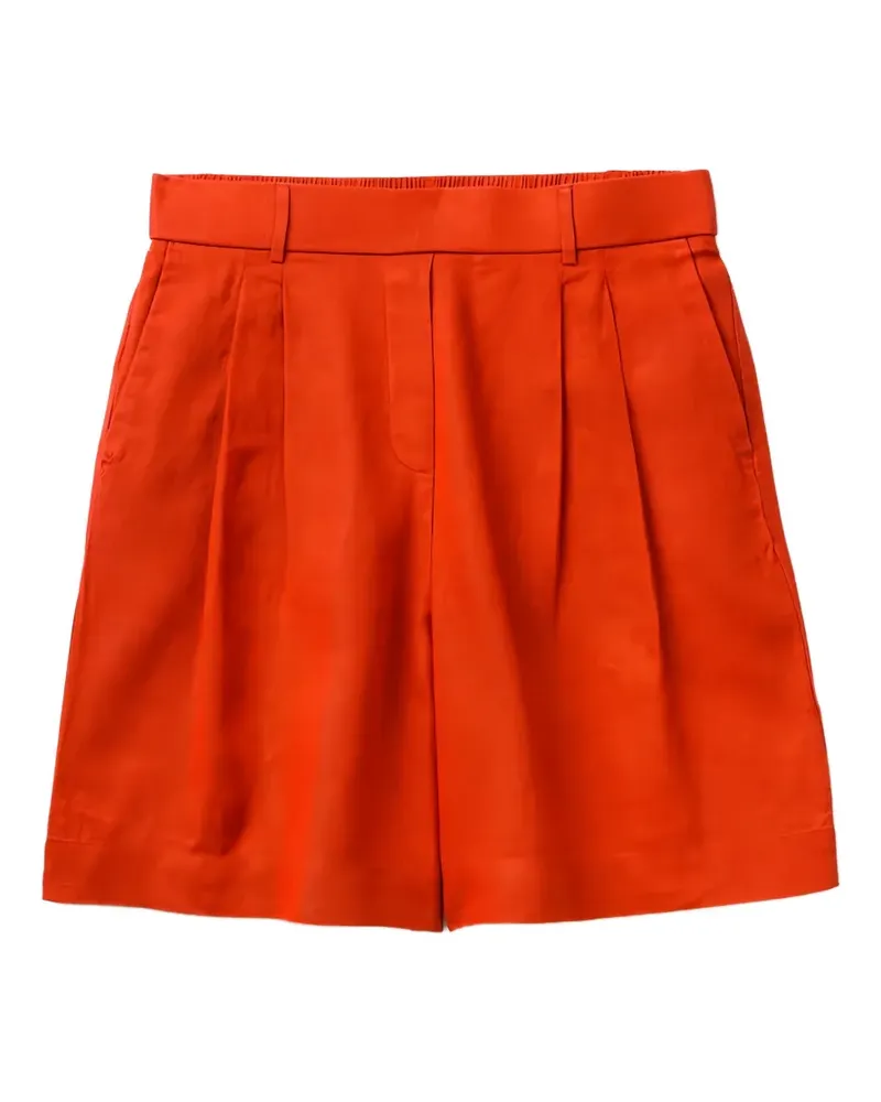 Benetton pleated bermuda shorts - Rot Rot