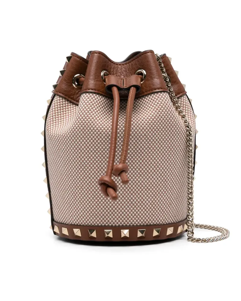 Valentino Garavani Rockstud Beuteltasche - Braun Braun