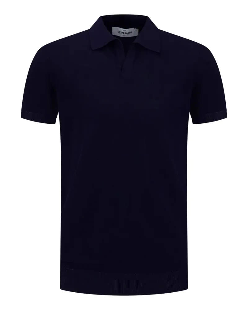Gran Sasso short-sleeve polo shirt - Blau Blau