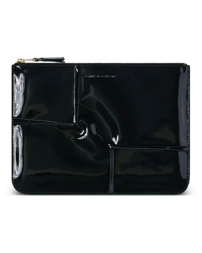 Comme des Garçons Portemonnaie mit Logo - Schwarz Schwarz