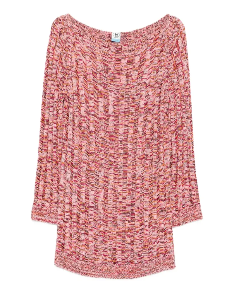 Missoni long-sleeve knitted mini dress - Rosa Rosa