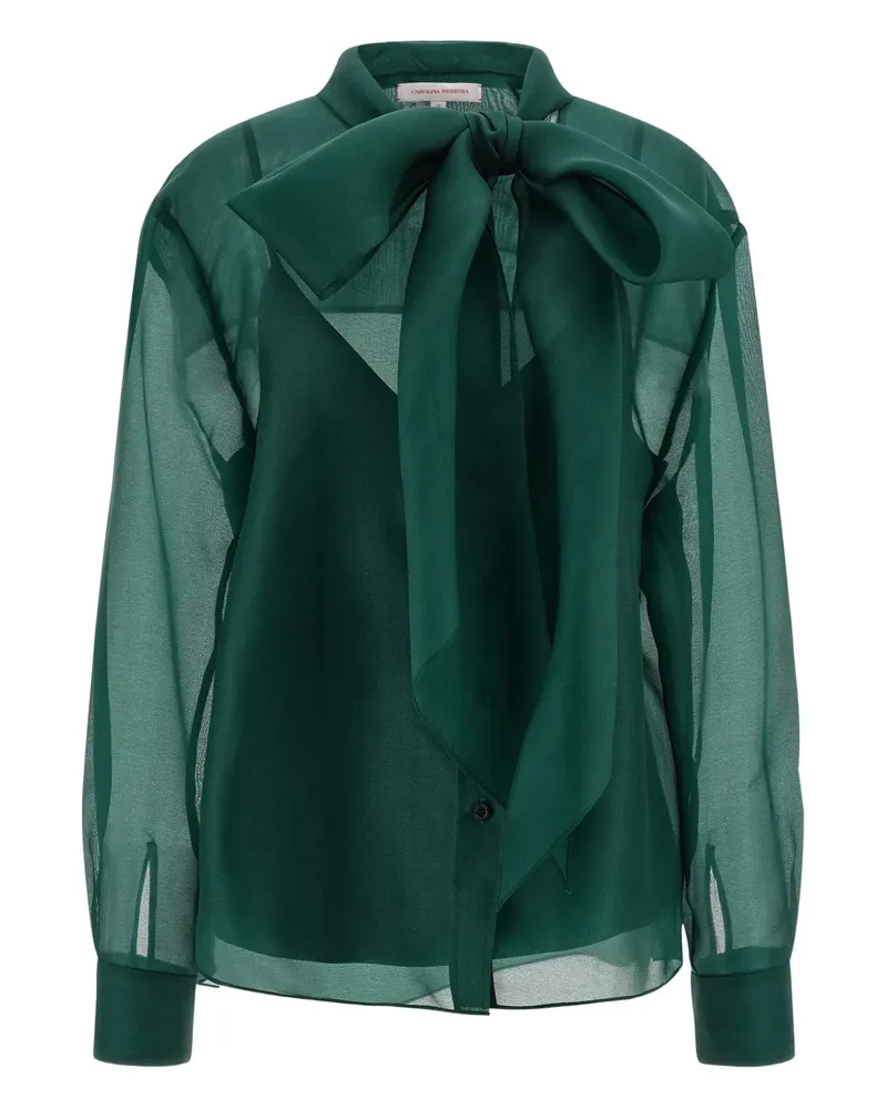 Carolina Herrera New York organza blouse - Grün Grün