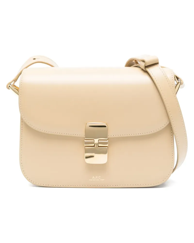 A.P.C. Kleine Grace Schultertasche - Nude Nude
