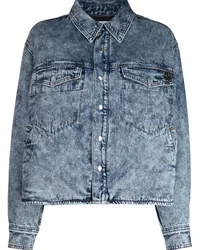 Izzue Jeansjacke mit Ösen Blau