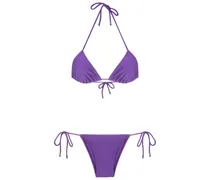 Klassischer Triangel-Bikini - Violett