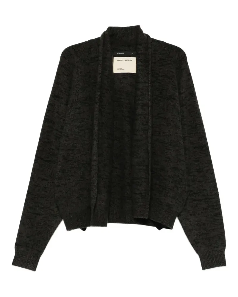 Frenckenberger Offener Cardigan - Schwarz Schwarz