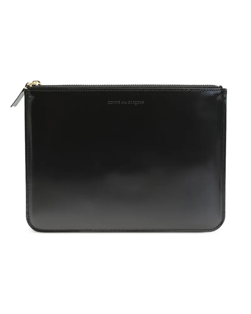 Comme des Garçons Clutch mit Logo-Prägung - Schwarz Schwarz