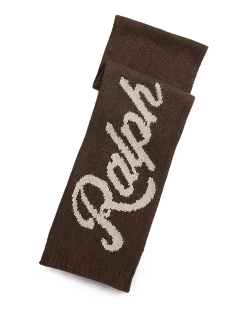 Ralph Lauren Schal mit Intarsienmuster - Braun Braun