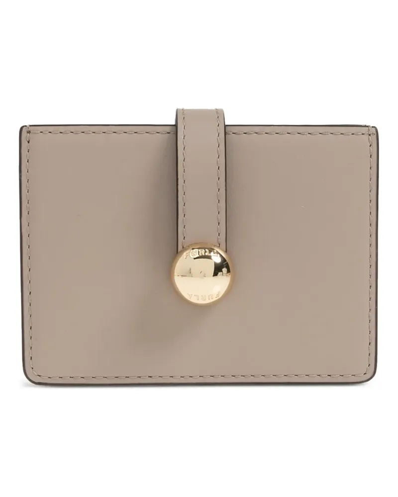 Furla Kartenetui mit Lasche - Grau Grau