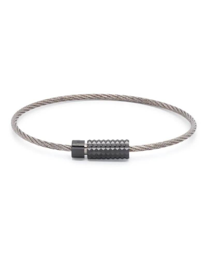 Le Gramme cable-link chain bracelet - Silber Silber