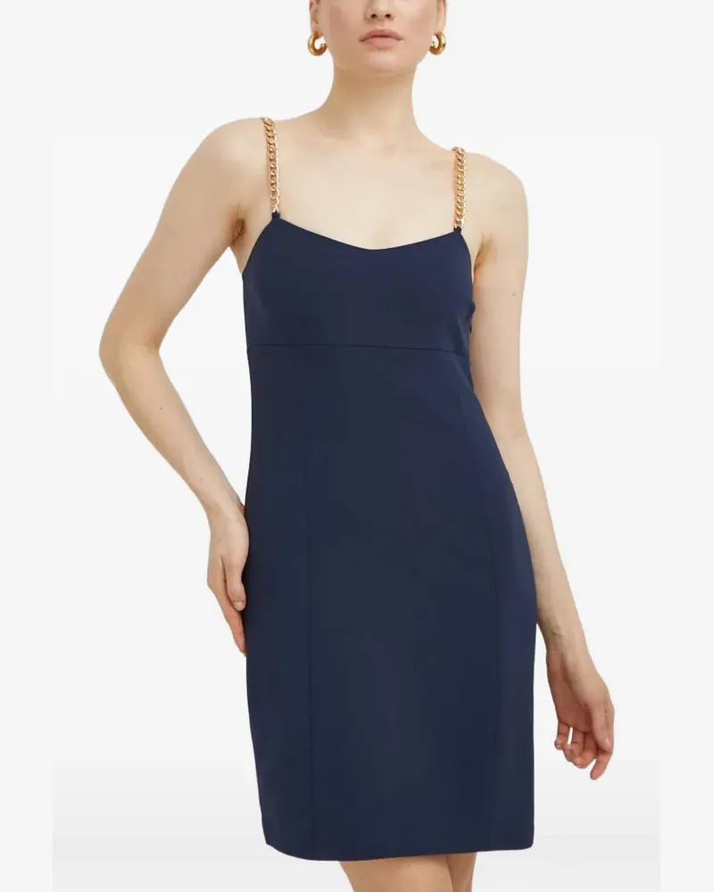 Michael Kors Minikleid mit Kettenträgern - Blau Blau
