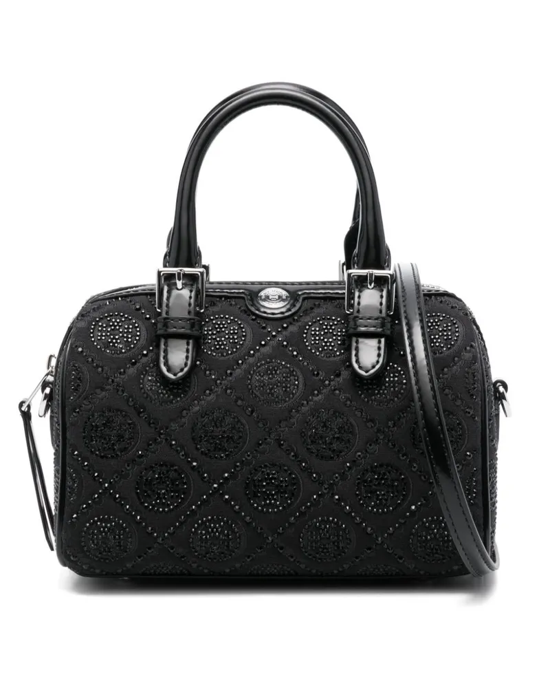 Tory Burch Kleiner T Monogram Shopper - Schwarz Schwarz