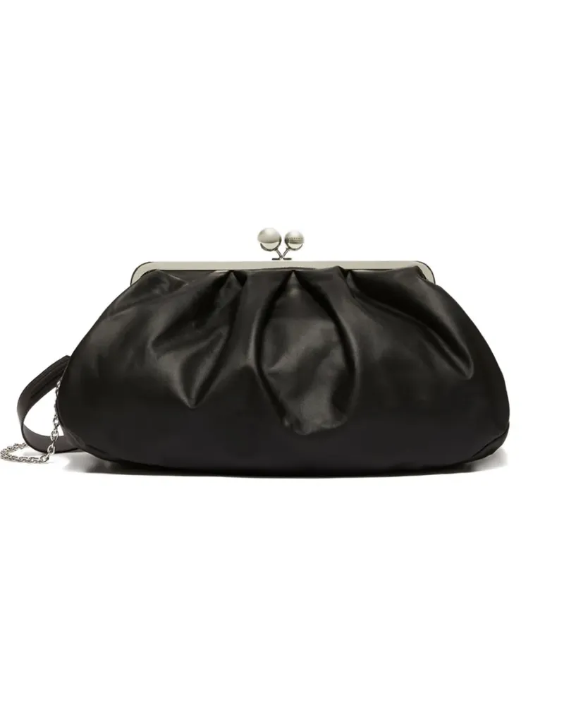Max Mara Große Pasticcino Clutch im Deconstructed-Look - Schwarz Schwarz