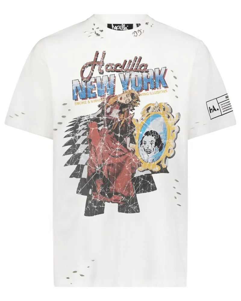Haculla Smoke & Mirrors T-Shirt - Weiß Weiß