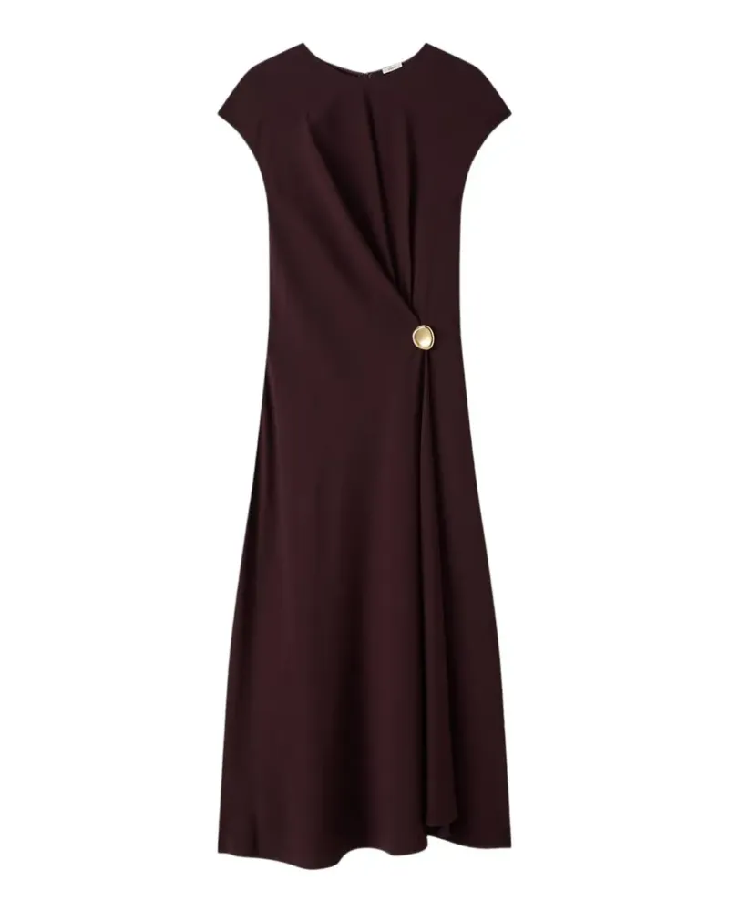 Joseph Taipan Kreppkleid - Braun Braun